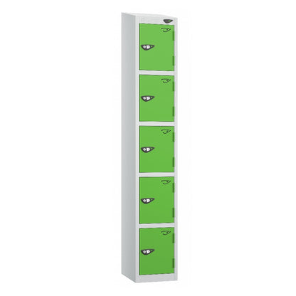 Pure Prime 5 Door Sloping Top Locker H1950/1800xW300xD380mm