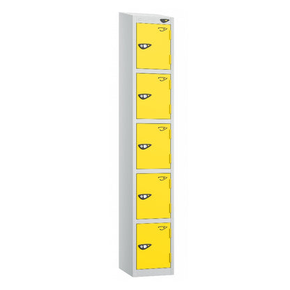 Pure Prime 5 Door Sloping Top Locker H1950/1800xW300xD380mm