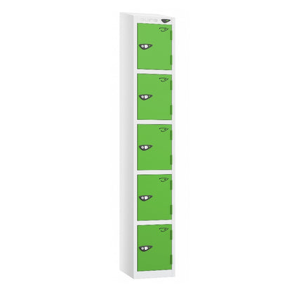 Pure Prime 5 Door Sloping Top Locker H1800xW300xD380mm