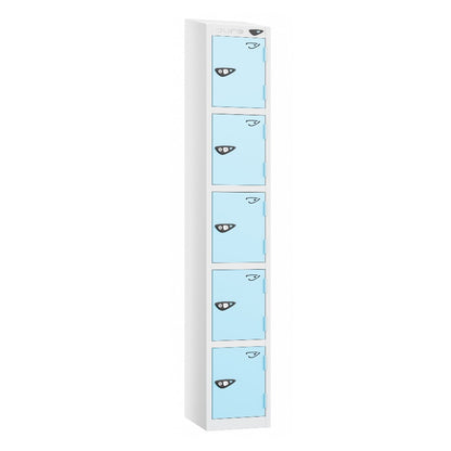 Pure Prime 5 Door Sloping Top Locker H1800xW300xD380mm