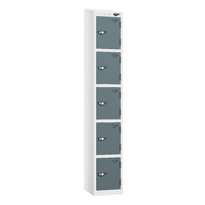 Pure Prime 5 Door Sloping Top Locker H1800xW300xD380mm