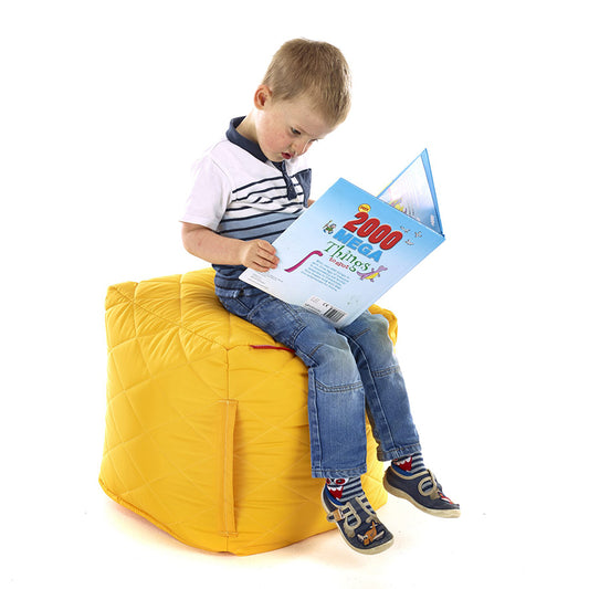 Large Quilted Bean Cubes (Set of 4)