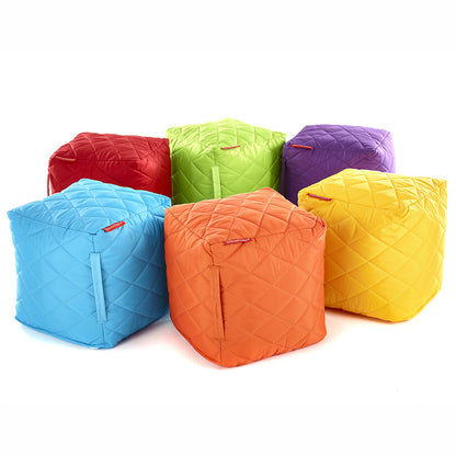 Large Quilted Bean Cubes (Set of 4)