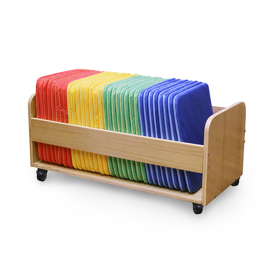 Rainbow™ Square Mats (Pack of 32) & Tuf 2™ Trolley BN0107-N MB31636
 1