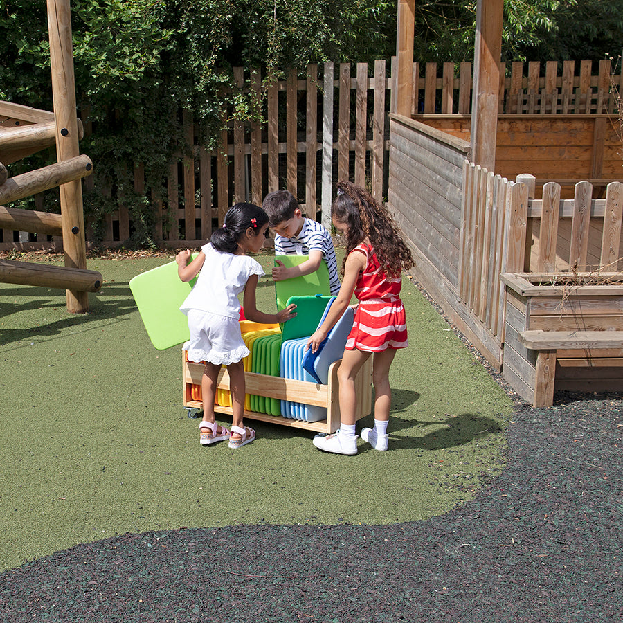 Rainbow™ Square Mats (Pack of 32) & Tuf 2™ Trolley BN0107-N MB31636
 13