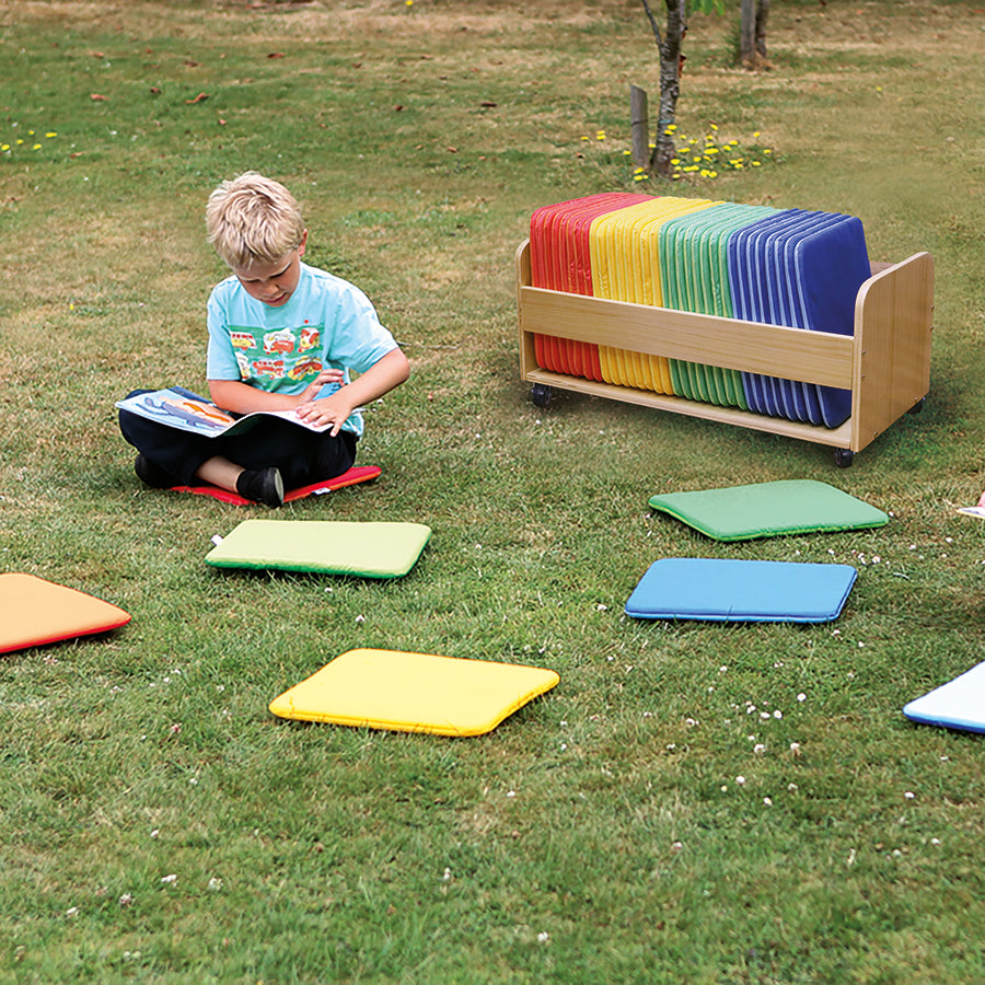 Rainbow™ Square Mats (Pack of 32) & Tuf 2™ Trolley BN0107-N MB31636
 2
