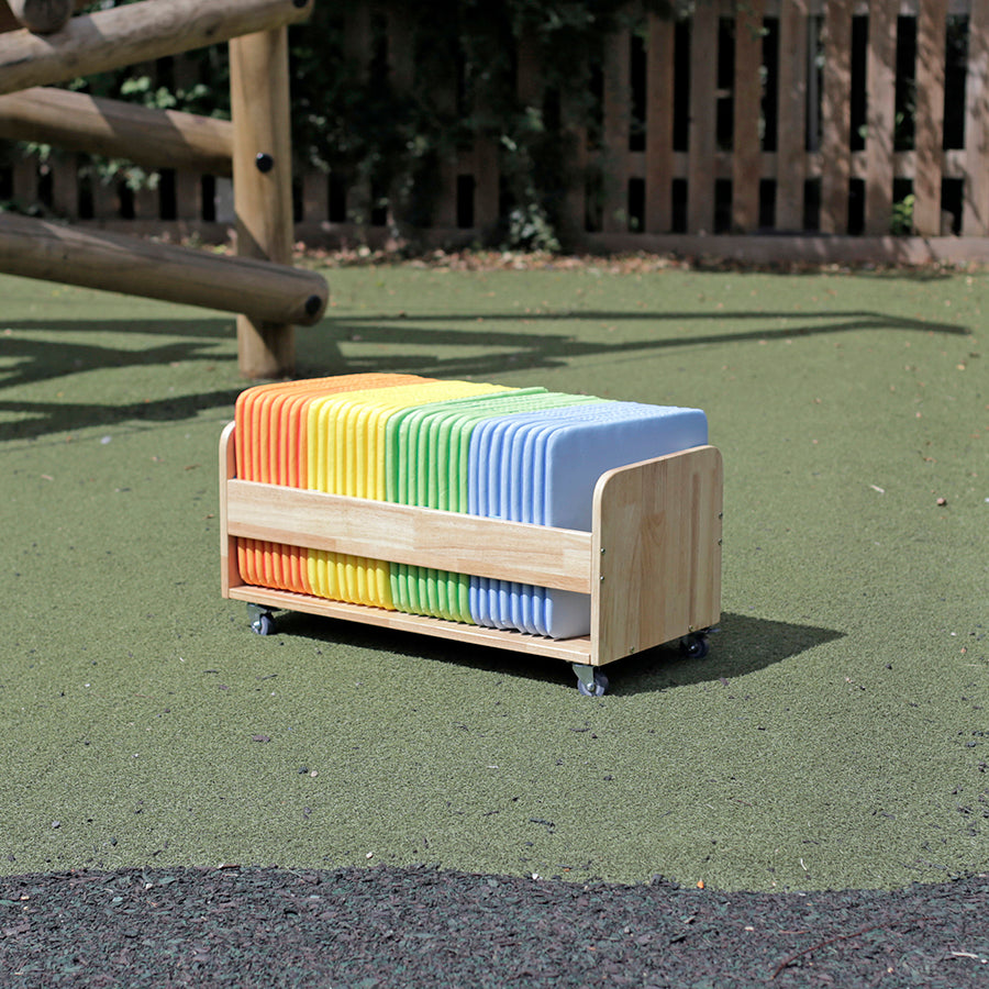 Rainbow™ Square Mats (Pack of 32) & Tuf 2™ Trolley BN0107-N MB31636
 9