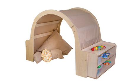 Solway Indoor Den With Canopy And Curtains