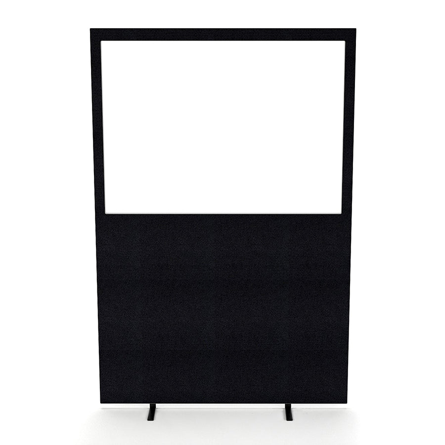 Impulse Plus Clear Half Vision Floor Free Standing Screen (H1200mm)