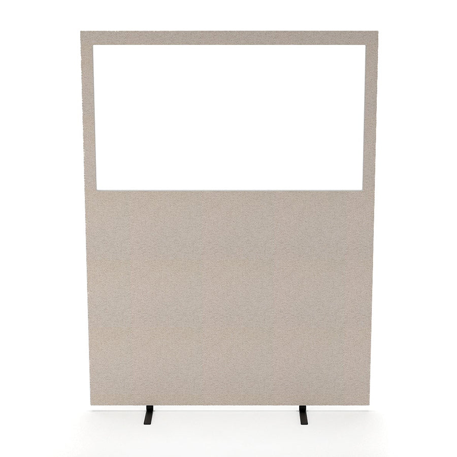 Impulse Plus Clear Half Vision Floor Free Standing Screen (H1200mm)