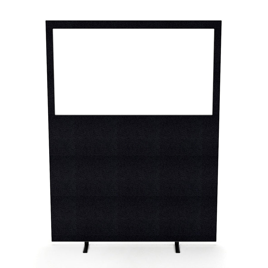 Impulse Plus Clear Half Vision Floor Free Standing Screen (H1200mm)