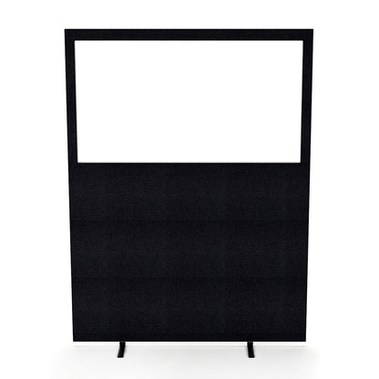 Impulse Plus Clear Half Vision Floor Free Standing Screen (H1200mm)
