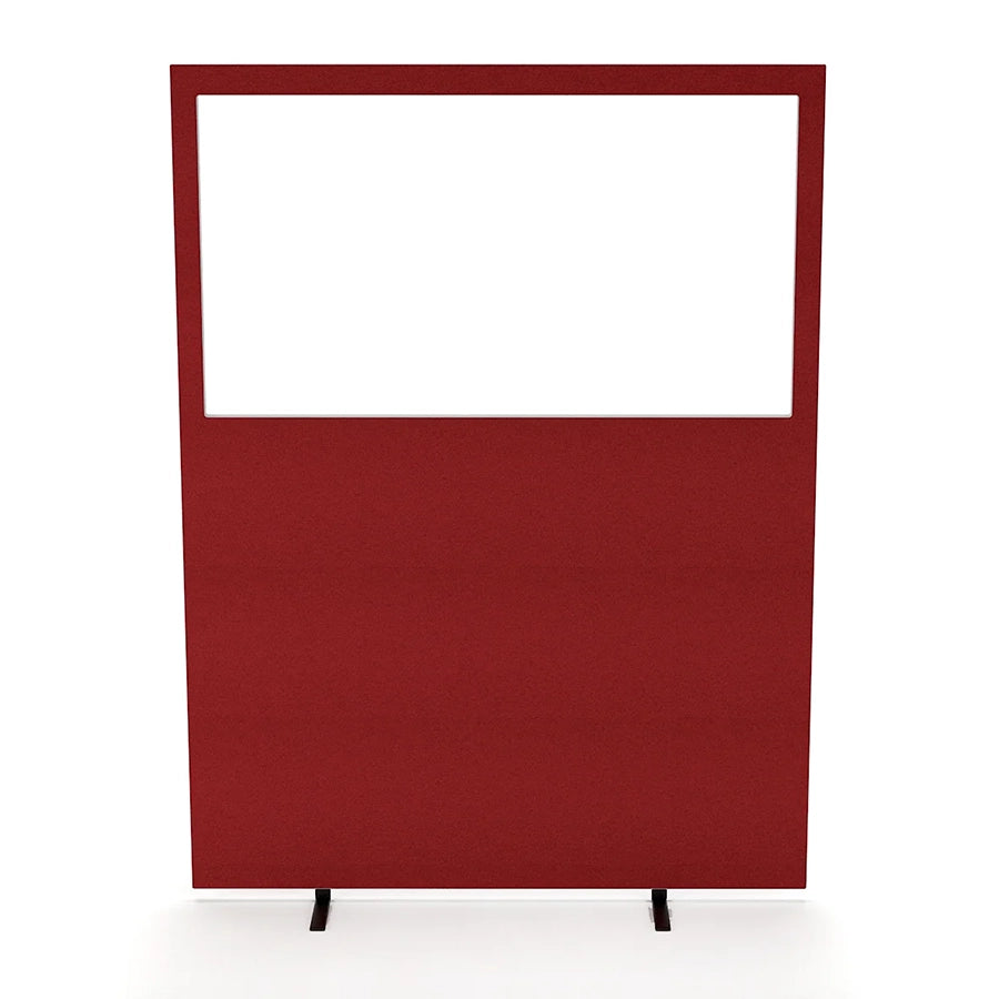 Impulse Plus Clear Half Vision Floor Free Standing Screen (H1200mm)
