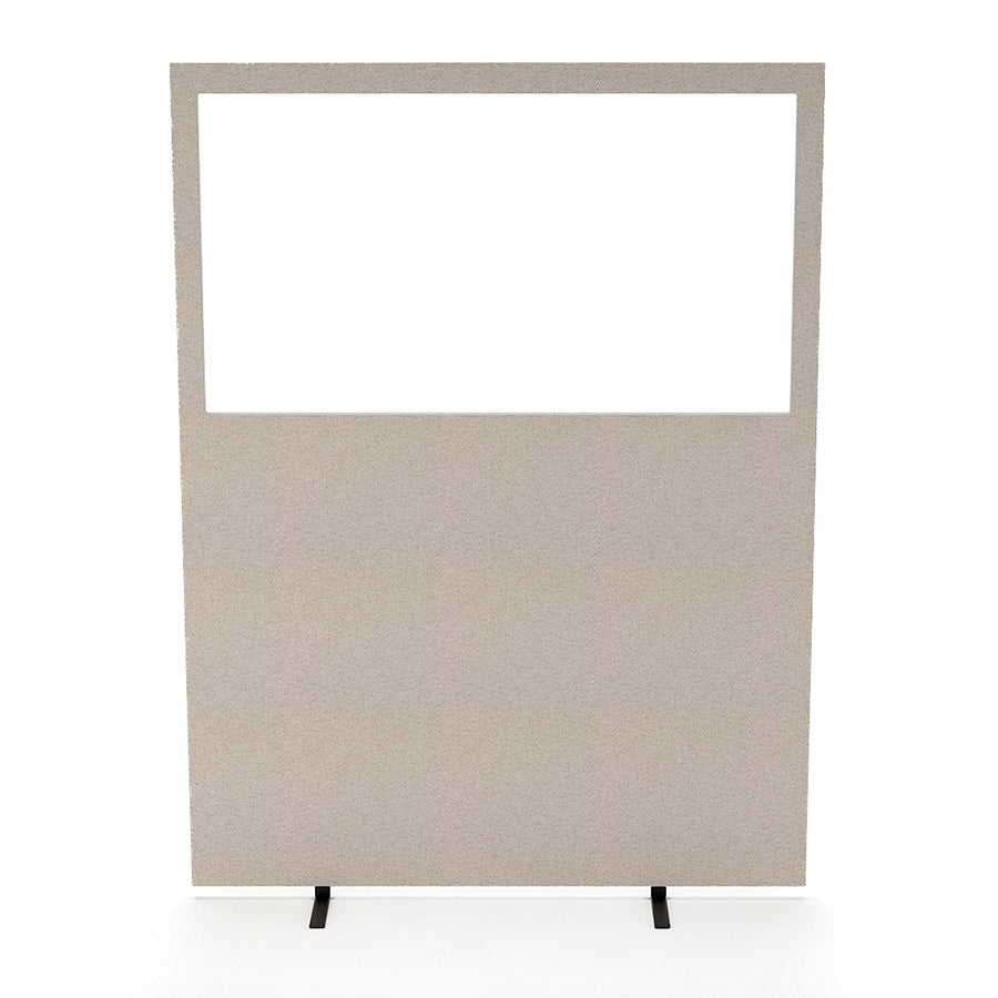 Impulse Plus Clear Half Vision Floor Free Standing Screen (H1200mm)