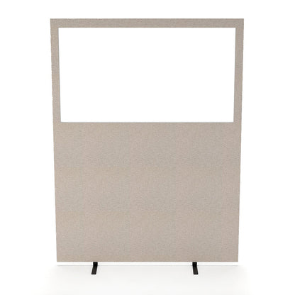Impulse Plus Clear Half Vision Floor Free Standing Screen (H1200mm)