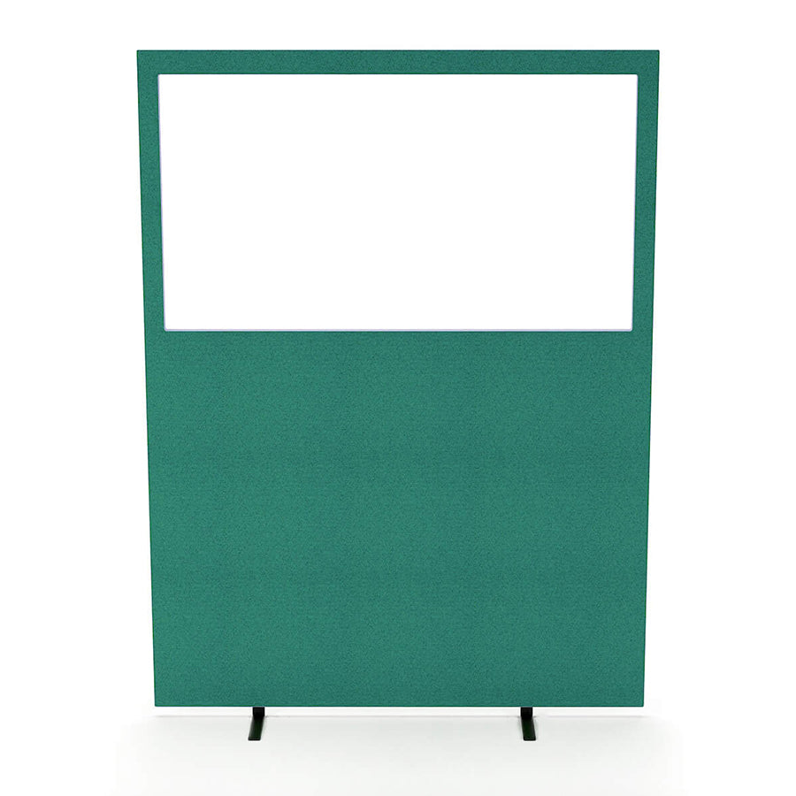 Impulse Plus Clear Half Vision Floor Free Standing Screen (H1200mm)