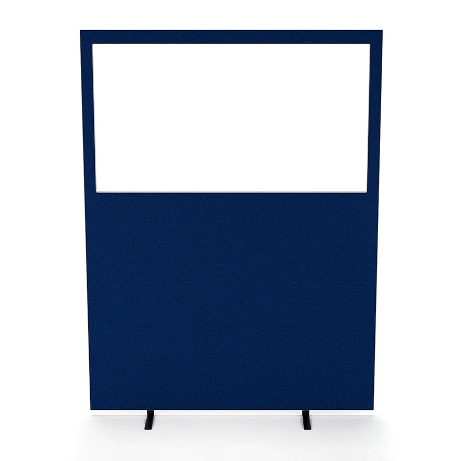 Impulse Plus Clear Half Vision Floor Free Standing Screen (H1200mm)
