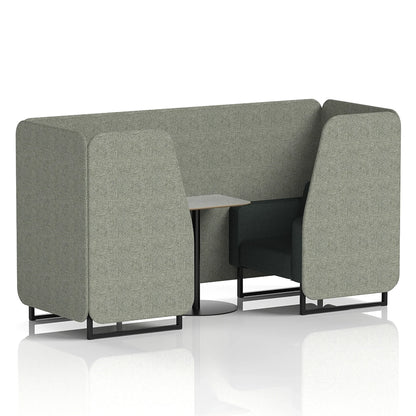 Brixworth Booth in Two Tone - 2 Seater with Grey Table
