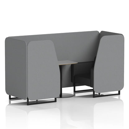 Brixworth Booth in Two Tone - 2 Seater with Grey Table