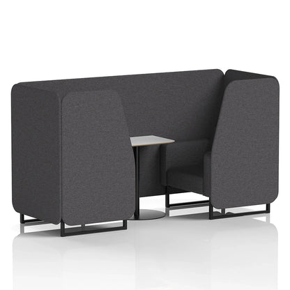 Brixworth Booth in Single Tone - 2 Seater with White Table