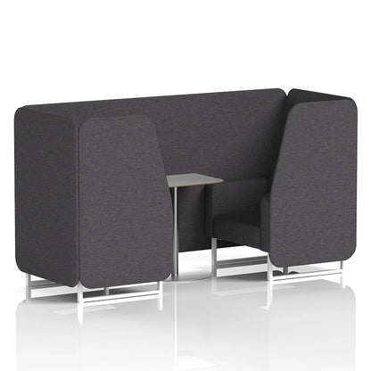Brixworth Booth in Single Tone - 2 Seater with Grey Table
