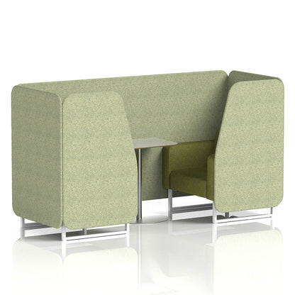 Brixworth Booth in Two Tone - 2 Seater with Grey Table