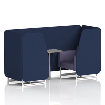 Brixworth Booth in Two Tone - 2 Seater with Grey Table