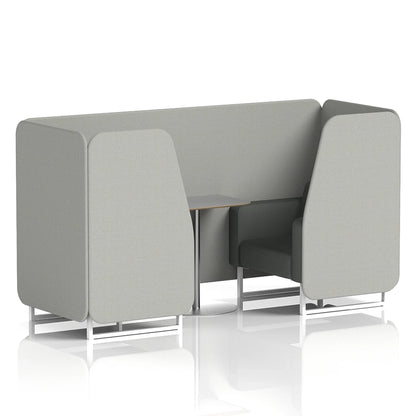 Brixworth Booth in Two Tone - 2 Seater with Grey Table