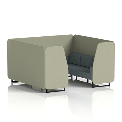 Brixworth Booth in Two Tone - 6 Seater