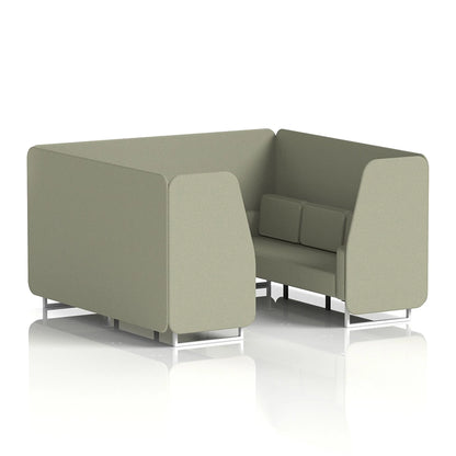 Brixworth Booth in Single Tone - 6 Seater