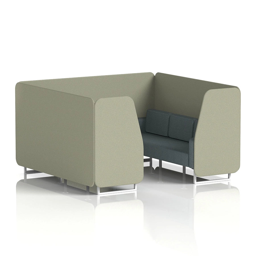 Brixworth Booth in Two Tone - 6 Seater