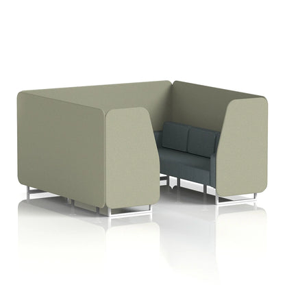 Brixworth Booth in Two Tone - 6 Seater