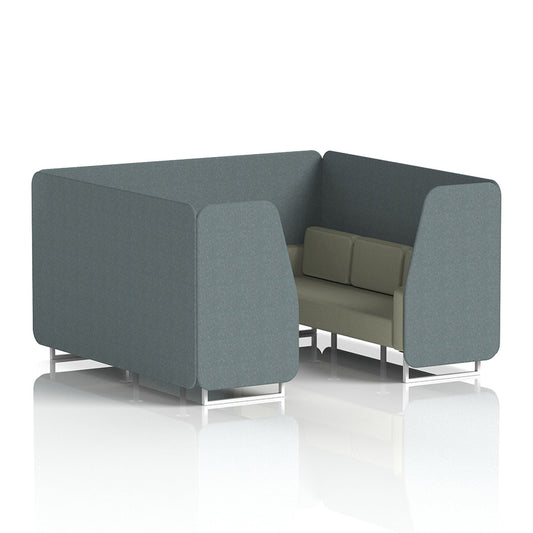 Brixworth Booth in Two Tone - 6 Seater