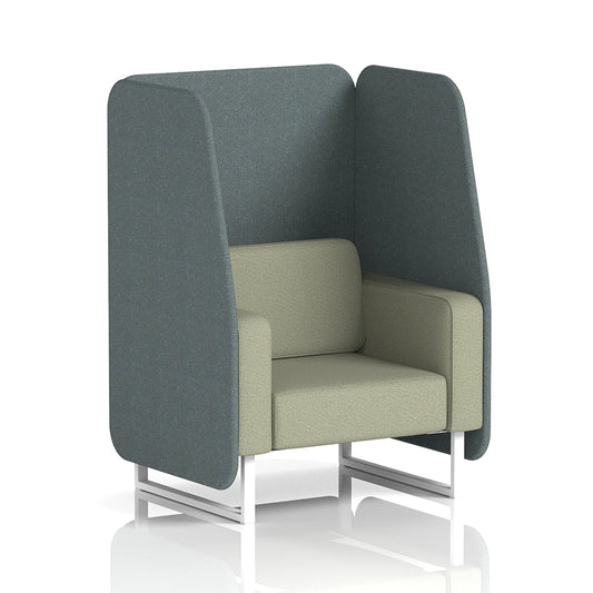 Brixworth Open Booth in Two Tone - 1 Seater