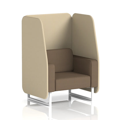 Brixworth Open Booth in Two Tone - 1 Seater