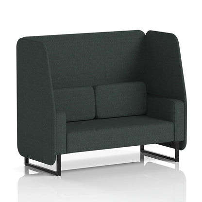 Brixworth Open Booth in Single Tone - 2 Seater