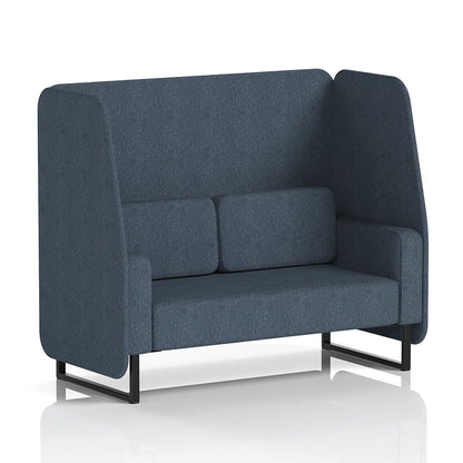 Brixworth Open Booth in Single Tone - 2 Seater