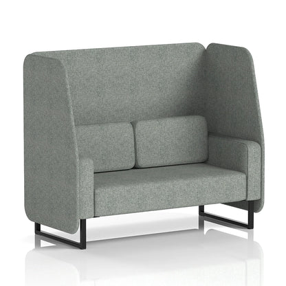 Brixworth Open Booth in Single Tone - 2 Seater