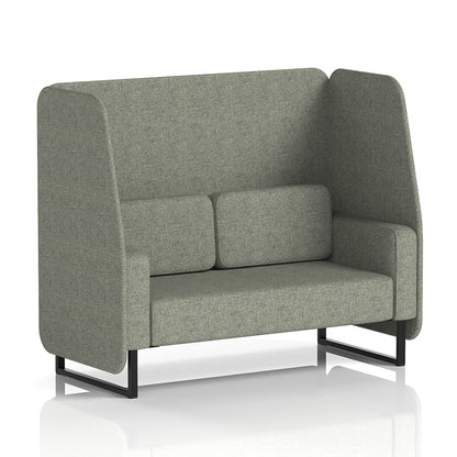 Brixworth Open Booth in Single Tone - 2 Seater