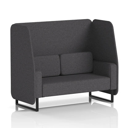 Brixworth Open Booth in Single Tone - 2 Seater