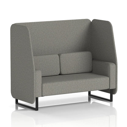 Brixworth Open Booth in Single Tone - 2 Seater