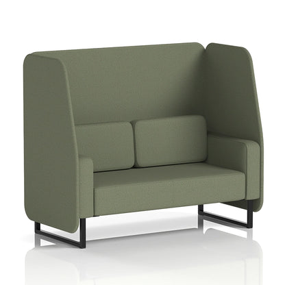 Brixworth Open Booth in Single Tone - 2 Seater