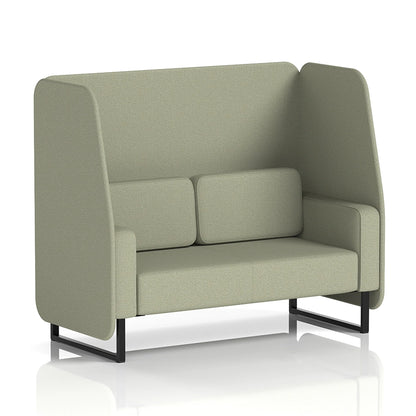 Brixworth Open Booth in Single Tone - 2 Seater
