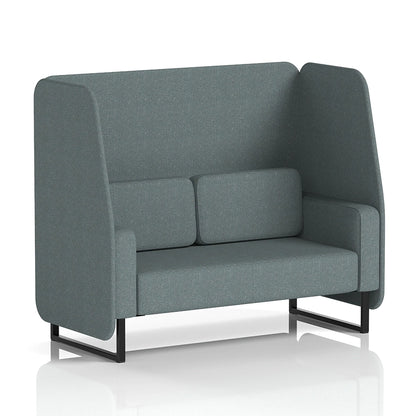 Brixworth Open Booth in Single Tone - 2 Seater