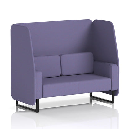 Brixworth Open Booth in Single Tone - 2 Seater