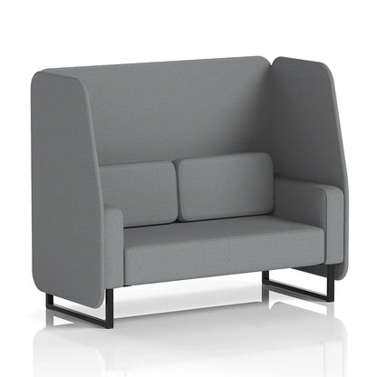 Brixworth Open Booth in Single Tone - 2 Seater