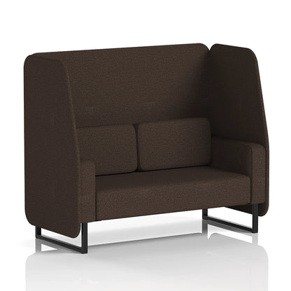 Brixworth Open Booth in Single Tone - 2 Seater
