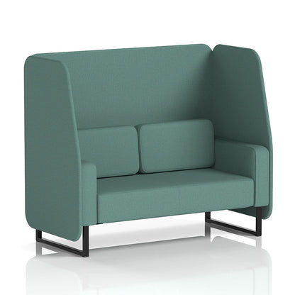 Brixworth Open Booth in Single Tone - 2 Seater