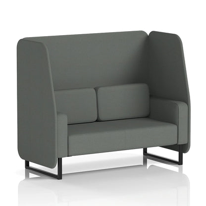 Brixworth Open Booth in Single Tone - 2 Seater
