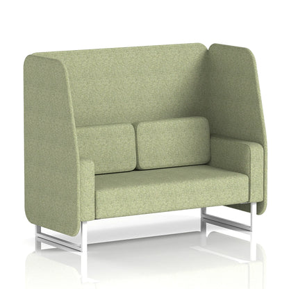 Brixworth Open Booth in Single Tone - 2 Seater